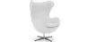 Fauteuil avec Accoudoirs - Revêtu de Similicuir - Design Oeuf - Brave image 9