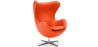 Fauteuil avec Accoudoirs - Revêtu de Similicuir - Design Oeuf - Brave image 9