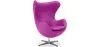 Fauteuil avec Accoudoirs - Revêtu de Similicuir - Design Oeuf - Brave image 9