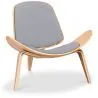 Fauteuil design - Fauteuil scandinave - Revêtement en tissu - Lucy image 9