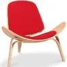 Fauteuil design - Fauteuil scandinave - Revêtement en tissu - Lucy image 9