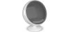 Fauteuil design boule - Tissu rembourré - Batton image 9
