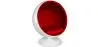  Fauteuil design boule - Tissu rembourré - Batton image 9