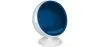  Fauteuil design boule - Tissu rembourré - Batton image 9