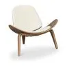 Fauteuil design - Fauteuil scandinave - Revêtement en similicuir - Lucy image 9