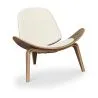 Fauteuil design - Fauteuil scandinave - Revêtement en similicuir - Lucy image 9
