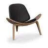 Fauteuil design - Fauteuil scandinave - Revêtement en similicuir - Lucy image 9