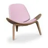 Fauteuil design - Fauteuil scandinave - Revêtement en similicuir - Lucy image 9