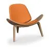 Fauteuil design - Fauteuil scandinave - Revêtement en similicuir - Lucy image 9
