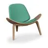 Fauteuil design - Fauteuil scandinave - Revêtement en similicuir - Lucy image 9