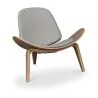 Fauteuil design - Fauteuil scandinave - Revêtement en similicuir - Lucy image 9