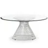 Table basse ronde - Design en verre - Barrel image 9