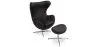  Fauteuil avec repose-pieds design en forme d'œuf - Revêtement en cuir - Brave image 9