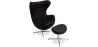Fauteuil Design Oeuf avec Repose-Pieds - Revêtement en Similicuir - Brave image 9
