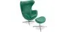 Fauteuil Design Oeuf avec Repose-Pieds - Revêtement en Similicuir - Brave image 9
