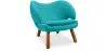 Fauteuil Revêtu de Tissu - Design Scandinave - Pelitano image 9