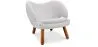 Fauteuil Revêtu de Tissu - Design Scandinave - Pelitano image 9