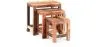 Lot de 3 tables d'appoint empilables - Bois - Seaside image 9