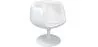 Chaise longue - Chaise design blanche - recouverte de cuir - Geneva image 9