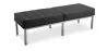Banc rembourré en cuir - 3 places - Kannes image 9