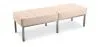Banc rembourré en cuir - 3 places - Kannes image 9