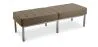 Banc rembourré en cuir - 3 places - Kannes image 9