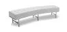 Banc Courbé - Revêtement en similicuir - Karlo image 9