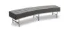 Banc Courbé - Revêtement en similicuir - Karlo image 9