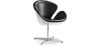 Fauteuil avec accoudoirs - Style aviateur - Revêtu de cuir - Via image 9