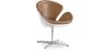 Fauteuil avec accoudoirs - Style aviateur - Revêtu de cuir - Via image 9