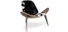 Fauteuil Design - Style Scandinave - Revêtu de Poney - Lucy image 9