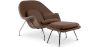 Fauteuil Design avec Repose-Pieds - Revêtement en Tissu - Womb image 9