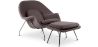Fauteuil Design avec Repose-Pieds - Revêtement en Tissu - Womb image 9