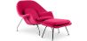 Fauteuil Design avec Repose-Pieds - Revêtement en Tissu - Womb image 9