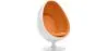 Fauteuil design en forme d'œuf - Revêtement en similicuir - Eny image 9