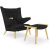 Fauteuil avec Repose-Pieds - Revêtement - Grizzly image 9