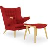 Fauteuil avec Repose-Pieds - Revêtement - Grizzly image 9