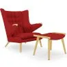 Fauteuil avec Repose-Pieds - Revêtement - Grizzly image 9