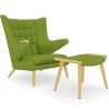 Fauteuil avec Repose-Pieds - Revêtement - Grizzly image 9