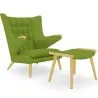 Fauteuil avec Repose-Pieds - Revêtement - Grizzly image 9