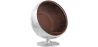 Fauteuil design en forme de boule - Style aviateur - Revêtu - Baller image 9