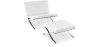 Fauteuil Design avec Repose-Pieds - Revêtement en Similicuir - Town image 9