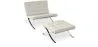 Fauteuil Design avec Repose-Pieds - Revêtement en Similicuir - Town image 9