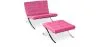 Fauteuil Design avec Repose-Pieds - Revêtement en Similicuir - Town image 9