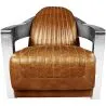 Fauteuil design avec accoudoirs - Revêtu de cuir - Lounge image 9