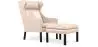 Fauteuil avec Repose-Pieds - Revêtement en Cuir - Micah image 9