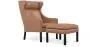 Fauteuil avec Repose-pieds - Revêtement en similicuir - Micah image 9
