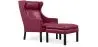 Fauteuil avec Repose-pieds - Revêtement en similicuir - Micah image 9