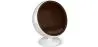  Fauteuil design boule - Tissu rembourré - Batton image 9
