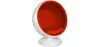  Fauteuil design boule - Tissu rembourré - Batton image 9